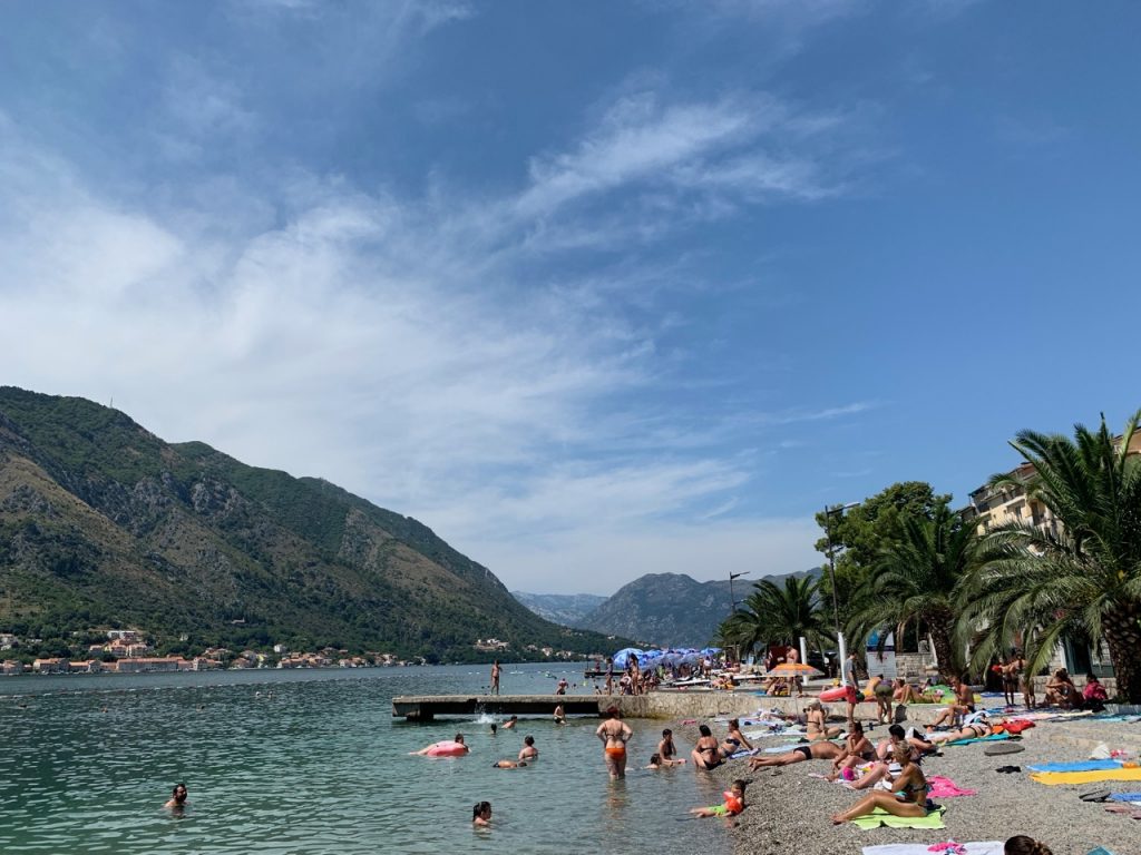 モンテネグロのビーチ３