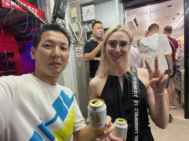 ロシア人女性と