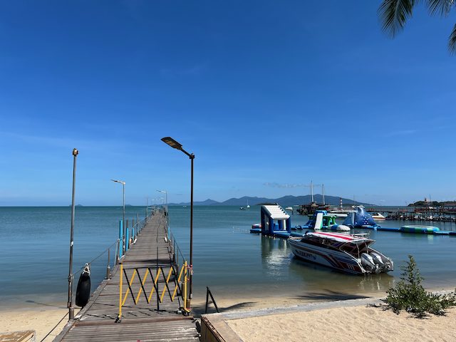 サムイ島のフェリー乗り場