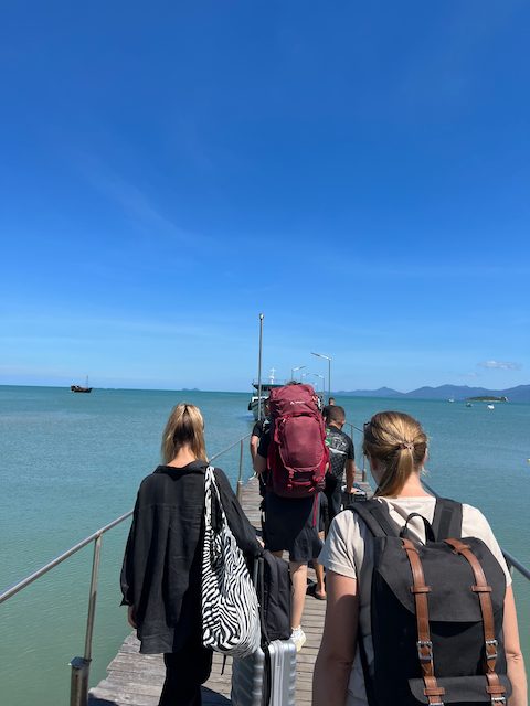 サムイ島のフェリー乗り場