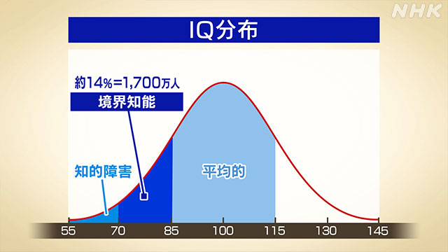 IQ分布(境界知能)
