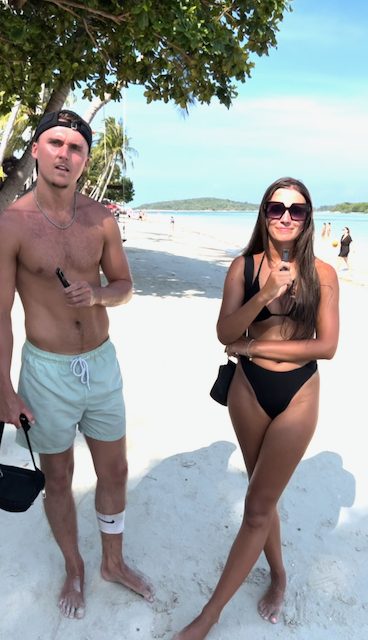 イギリス人のカップル