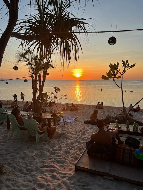パンガン島のビーチ(夕方)ZENビーチ